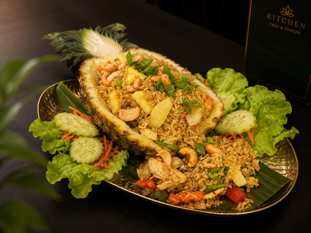 Pineapple Fried Rice at Siam Village Heritage Thai restaurant