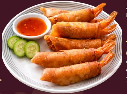 Prawn Rolls at Siam Village Heritage Thai restaurant