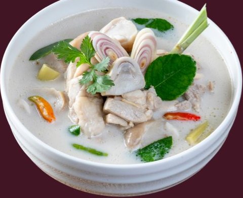 Tom Kha Kai at Siam Village Heritage Thai restaurant