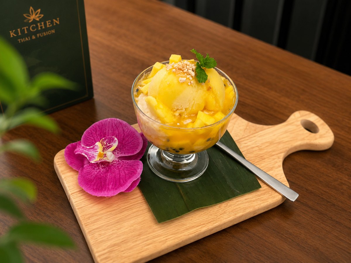 Village Mango Dessert at Siam Village Heritage Thai restaurant
